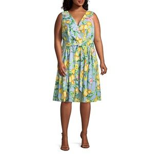 R&K Blue Lemon Dress dress 24w